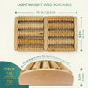 Wooden Foot Massager Roller | Natural Pain Relief & Stress Relaxation Therapy Tool