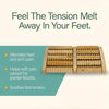 Wooden Foot Massager Roller | Natural Pain Relief & Stress Relaxation Therapy Tool