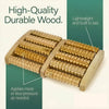 Wooden Foot Massager Roller | Natural Pain Relief & Stress Relaxation Therapy Tool