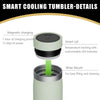 LED Temperature Sensing Water Bottle | Keep Drinks Hot/Cold 12+ Hours  | 500ml Stainless Steel