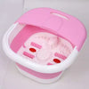 Portable Electric Foldable Foot Soaking Bucket | Collapsible Pedicure Basin Bowl | Spa Bath Foot Massager