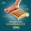 Wooden Foot Massager Roller | Natural Pain Relief & Stress Relaxation Therapy Tool
