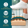 Wooden Foot Massager Roller | Natural Pain Relief & Stress Relaxation Therapy Tool
